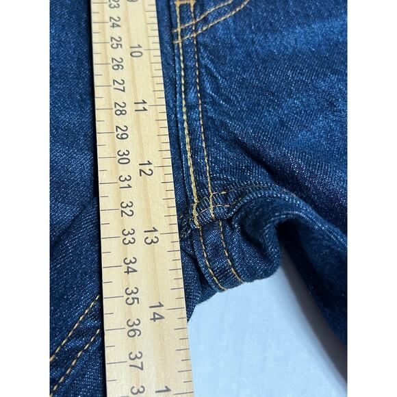 Levi Straus 505 Men's Blue Denim Straight Legs Jeans Pants Cotton Mid Rise 42x32 - Picture 10 of 13